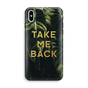 CaseCompany Take me back: iPhone XS Tough Case