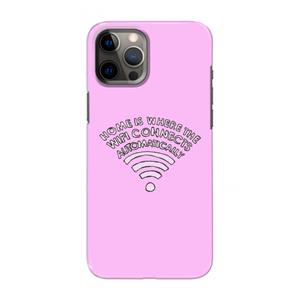 CaseCompany Home Is Where The Wifi Is: Volledig geprint iPhone 12 Pro Max Hoesje