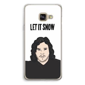 CaseCompany Let It Snow: Samsung Galaxy A3 (2016) Transparant Hoesje