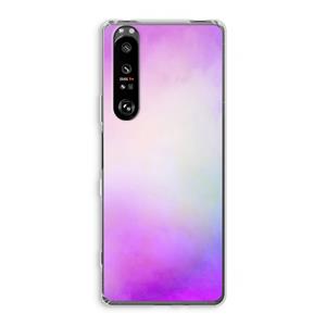 CaseCompany Clouds pastel: Sony Xperia 1 III Transparant Hoesje