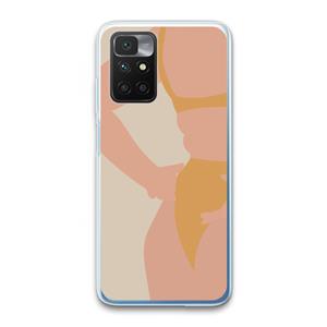CaseCompany Bikini body: Xiaomi Redmi 10 Transparant Hoesje