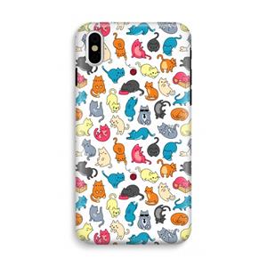 CaseCompany Kleurrijke katten: iPhone XS Tough Case