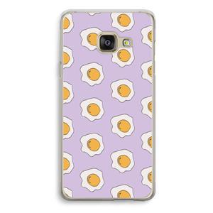CaseCompany Bacon to my eggs #1: Samsung Galaxy A3 (2016) Transparant Hoesje