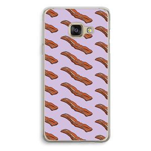 CaseCompany Bacon to my eggs #2: Samsung Galaxy A3 (2016) Transparant Hoesje