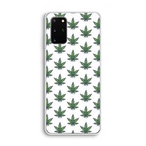 CaseCompany Weed: Samsung Galaxy S20 Plus Transparant Hoesje