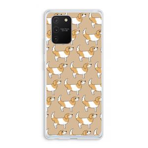 CaseCompany Doggy: Samsung Galaxy S10 Lite Transparant Hoesje