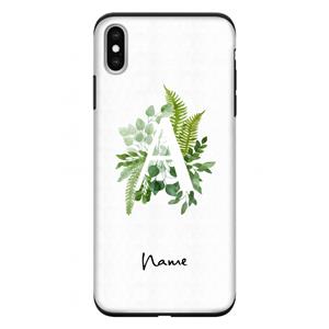 CaseCompany Green Brush: iPhone XS Max Tough Case
