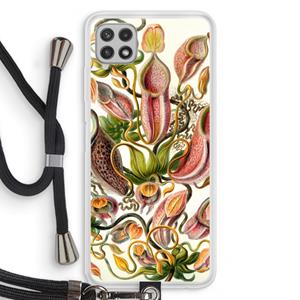 CaseCompany Haeckel Nepenthaceae: Samsung Galaxy A22 4G Transparant Hoesje met koord