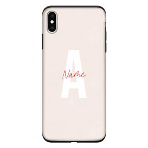 CaseCompany Strawberry Milkshake: iPhone XS Max Tough Case