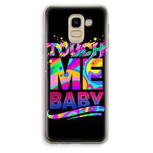 CaseCompany Touch Me: Samsung Galaxy J6 (2018) Transparant Hoesje