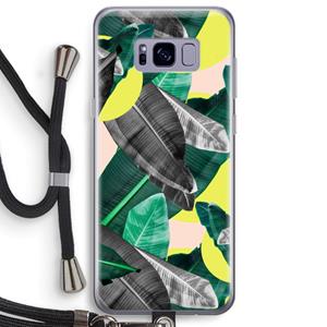 CaseCompany Fantasie jungle: Samsung Galaxy S8 Plus Transparant Hoesje met koord