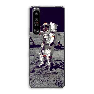 CaseCompany Spaceman: Sony Xperia 1 III Transparant Hoesje