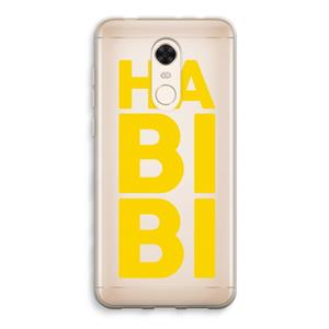 CaseCompany Habibi Blue: Xiaomi Redmi 5 Transparant Hoesje