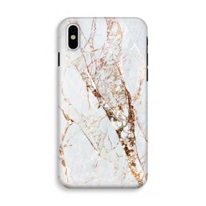 CaseCompany Goud marmer: iPhone XS Tough Case