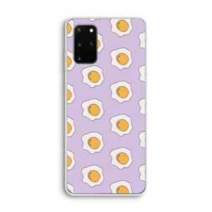 CaseCompany Bacon to my eggs #1: Samsung Galaxy S20 Plus Transparant Hoesje