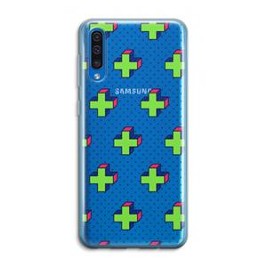 CaseCompany 8-bit N°10: Samsung Galaxy A50 Transparant Hoesje