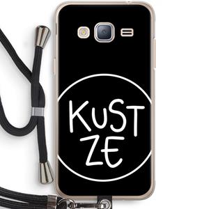 CaseCompany KUST ZE: Samsung Galaxy J3 (2016) Transparant Hoesje met koord