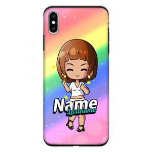 CaseCompany Chibi Maker vrouw: iPhone XS Max Tough Case
