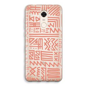 CaseCompany Marrakech Pink: Xiaomi Redmi 5 Transparant Hoesje