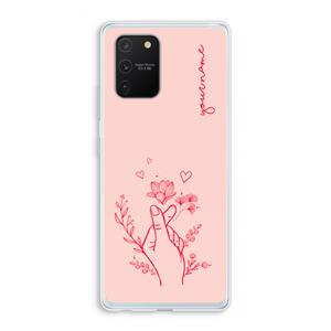 CaseCompany Giving Flowers: Samsung Galaxy S10 Lite Transparant Hoesje