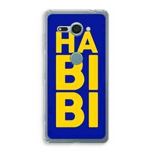 CaseCompany Habibi Blue: Sony Xperia XZ2 Compact Transparant Hoesje