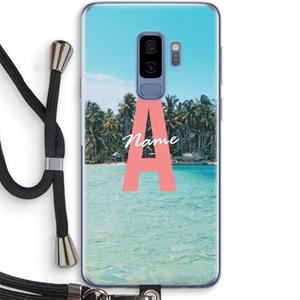 CaseCompany Pacific Dream: Samsung Galaxy S9 Plus Transparant Hoesje met koord