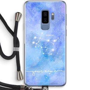 CaseCompany Sterrenbeeld - Licht: Samsung Galaxy S9 Plus Transparant Hoesje met koord
