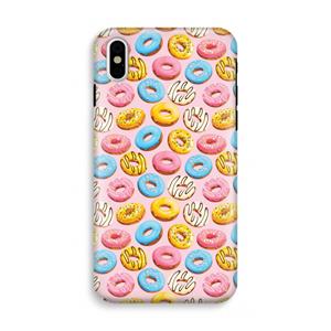 CaseCompany Pink donuts: iPhone XS Tough Case