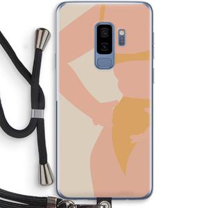 CaseCompany Bikini body: Samsung Galaxy S9 Plus Transparant Hoesje met koord