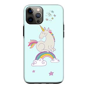 CaseCompany Regenboog eenhoorn: iPhone 12 Pro Tough Case