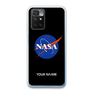 CaseCompany NASA: Xiaomi Redmi 10 Transparant Hoesje