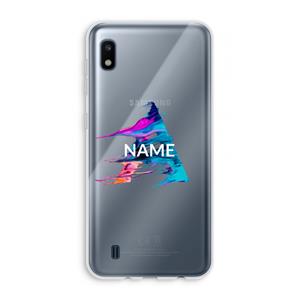 CaseCompany Abstract Spectrum: Samsung Galaxy A10 Transparant Hoesje