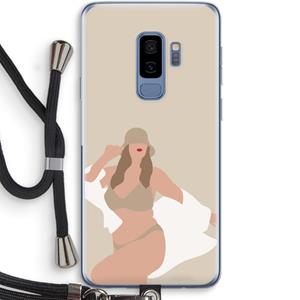 CaseCompany One of a kind: Samsung Galaxy S9 Plus Transparant Hoesje met koord