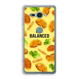 CaseCompany Eat Balanced: Sony Xperia XZ2 Compact Transparant Hoesje