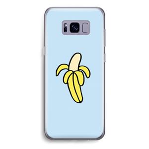 CaseCompany Banana: Samsung Galaxy S8 Transparant Hoesje