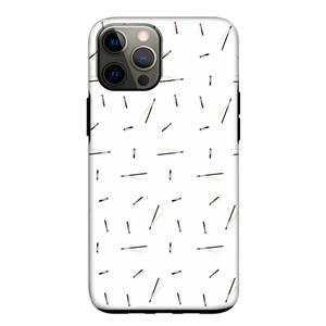 CaseCompany Hipster stripes: iPhone 12 Pro Tough Case