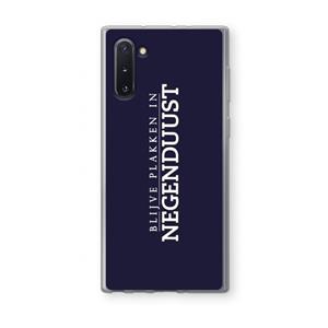 CaseCompany Blijve plakken in Negenduust: Samsung Galaxy Note 10 Transparant Hoesje