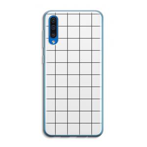 CaseCompany Rooster: Samsung Galaxy A50 Transparant Hoesje