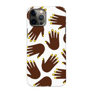 CaseCompany Hands dark: Volledig geprint iPhone 12 Pro Max Hoesje
