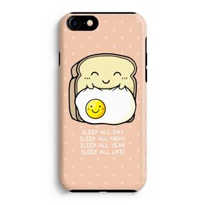 CaseCompany Sleep All Day: iPhone 8 Tough Case
