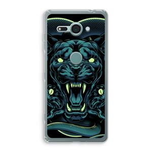 CaseCompany Cougar and Vipers: Sony Xperia XZ2 Compact Transparant Hoesje