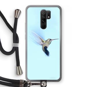 CaseCompany Kolibri: Xiaomi Redmi 9 Transparant Hoesje met koord