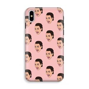 CaseCompany Ugly Cry Call: iPhone XS Tough Case