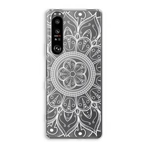 CaseCompany Roses Are Red: Sony Xperia 1 III Transparant Hoesje