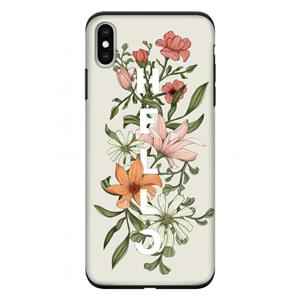 CaseCompany Hello bloemen: iPhone XS Max Tough Case