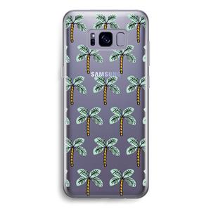 CaseCompany Paradise: Samsung Galaxy S8 Transparant Hoesje