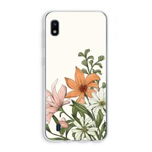 CaseCompany Floral bouquet: Samsung Galaxy A10 Transparant Hoesje