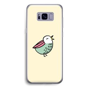 CaseCompany Birdy: Samsung Galaxy S8 Transparant Hoesje