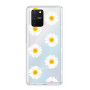 CaseCompany Margrietjes: Samsung Galaxy S10 Lite Transparant Hoesje