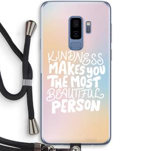CaseCompany The prettiest: Samsung Galaxy S9 Plus Transparant Hoesje met koord